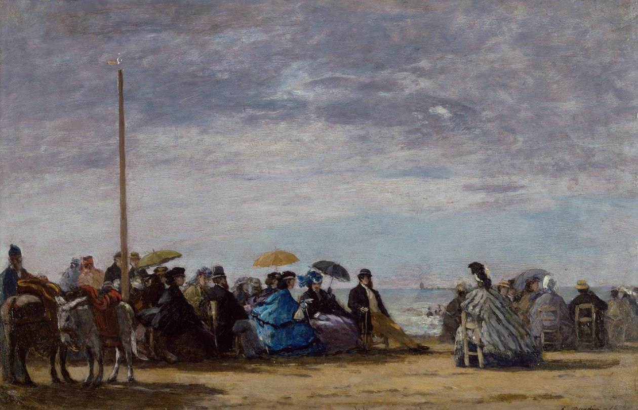 Stranden af Eugene Louis Boudin