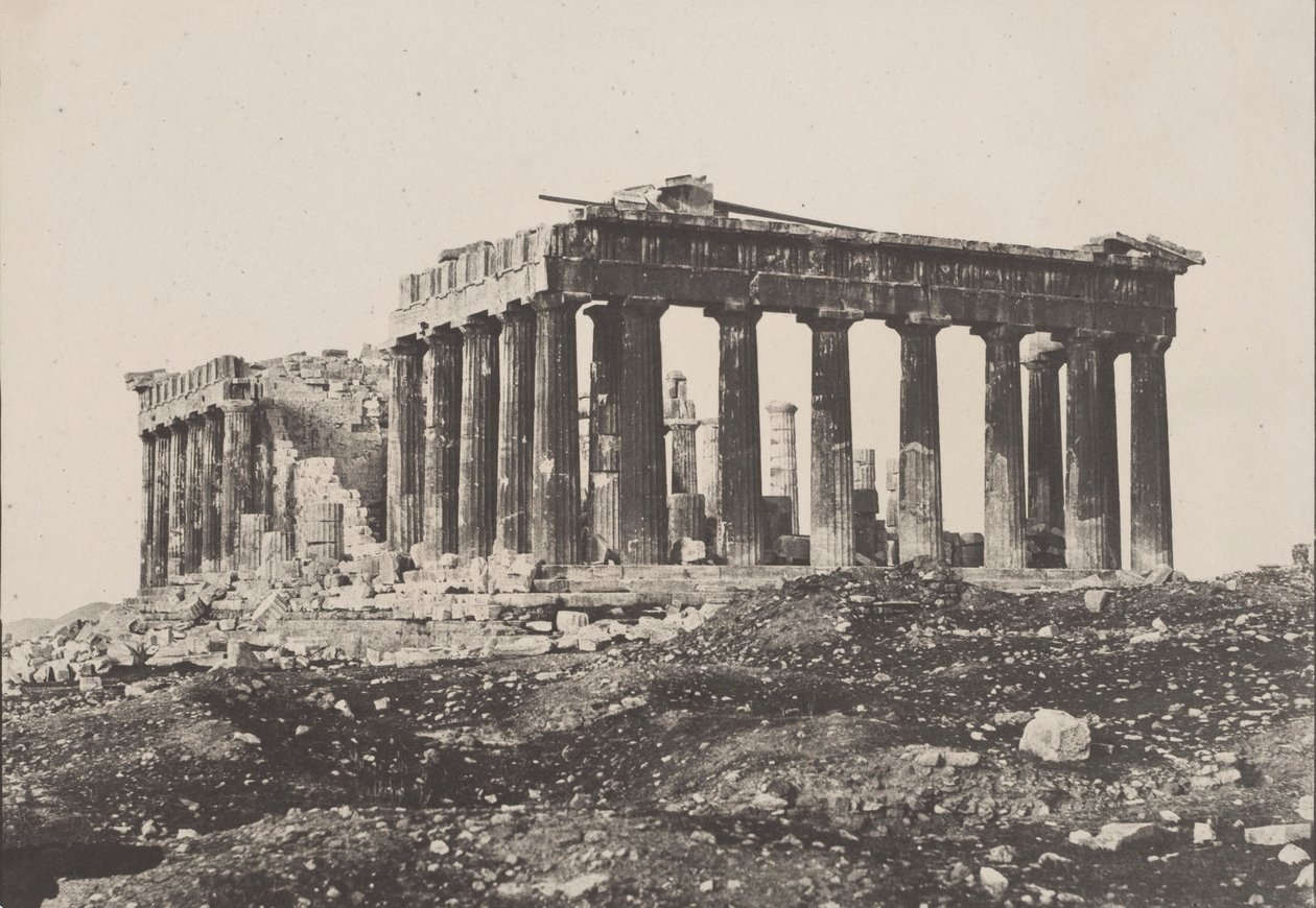 Parthenon, 1852. af Eugène Piot