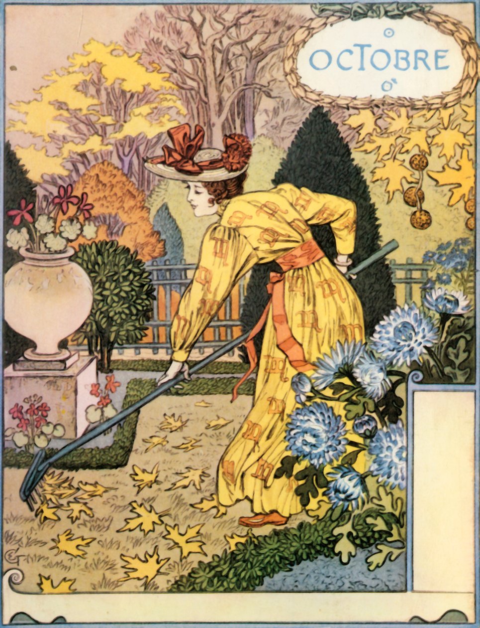oktober, 1896. af Eugene Grasset