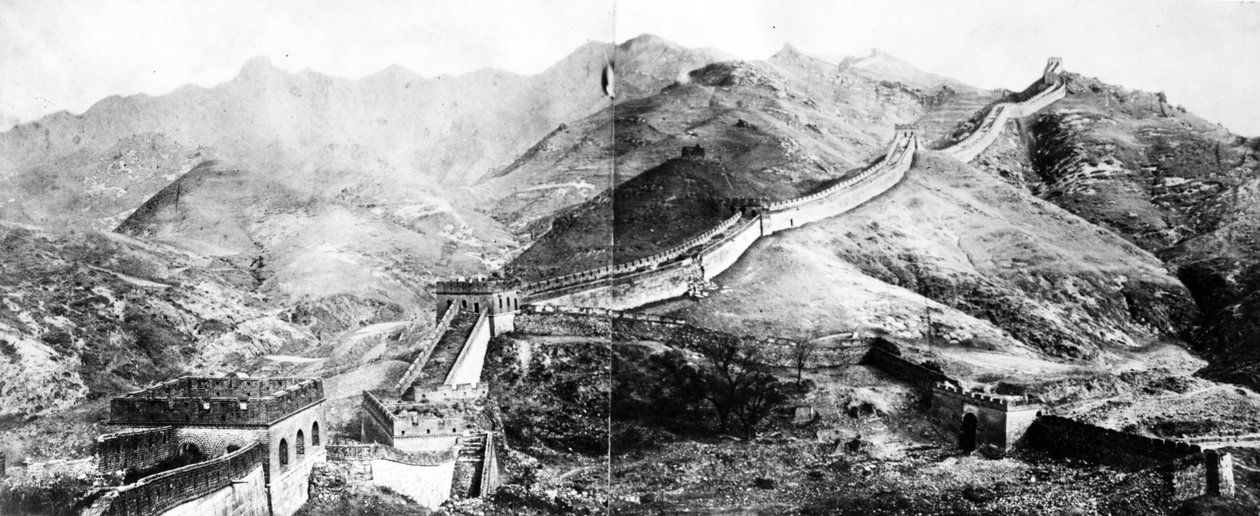 Den Kinesiske Mur, ca. 1860 af European Photographer