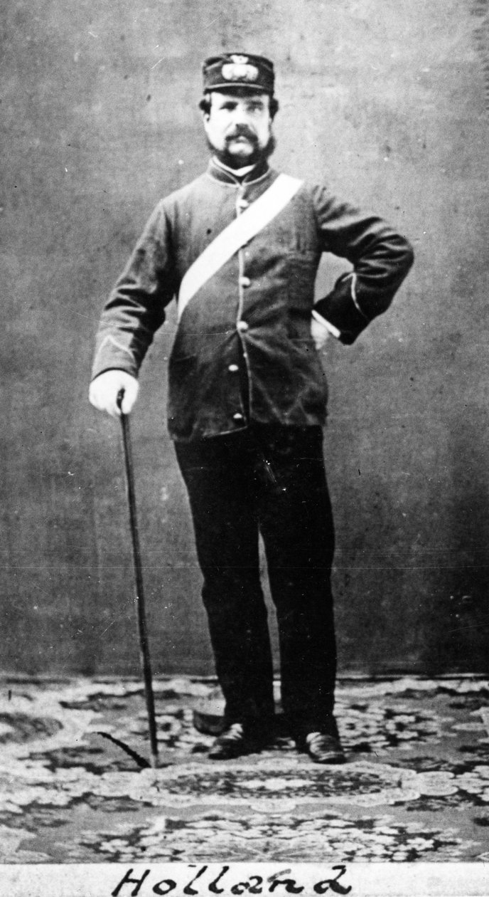 Kaptajn Holland, ca. 1860 af European Photographer