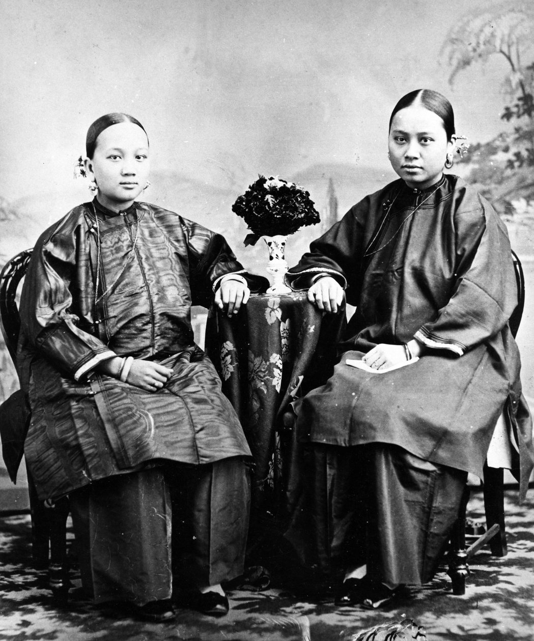 Hong Kong-piger, ca. 1870