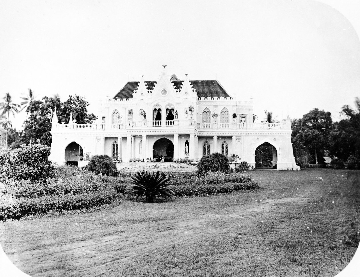 Raden Salehs hus, Cikini, Java, ca. 1872 af European Photographer