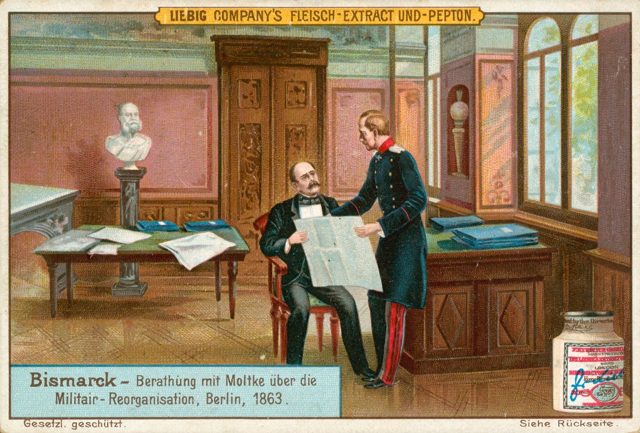 Bismarck, Liebig-kort, begyndelsen af det 20. århundrede (chromo) af European School