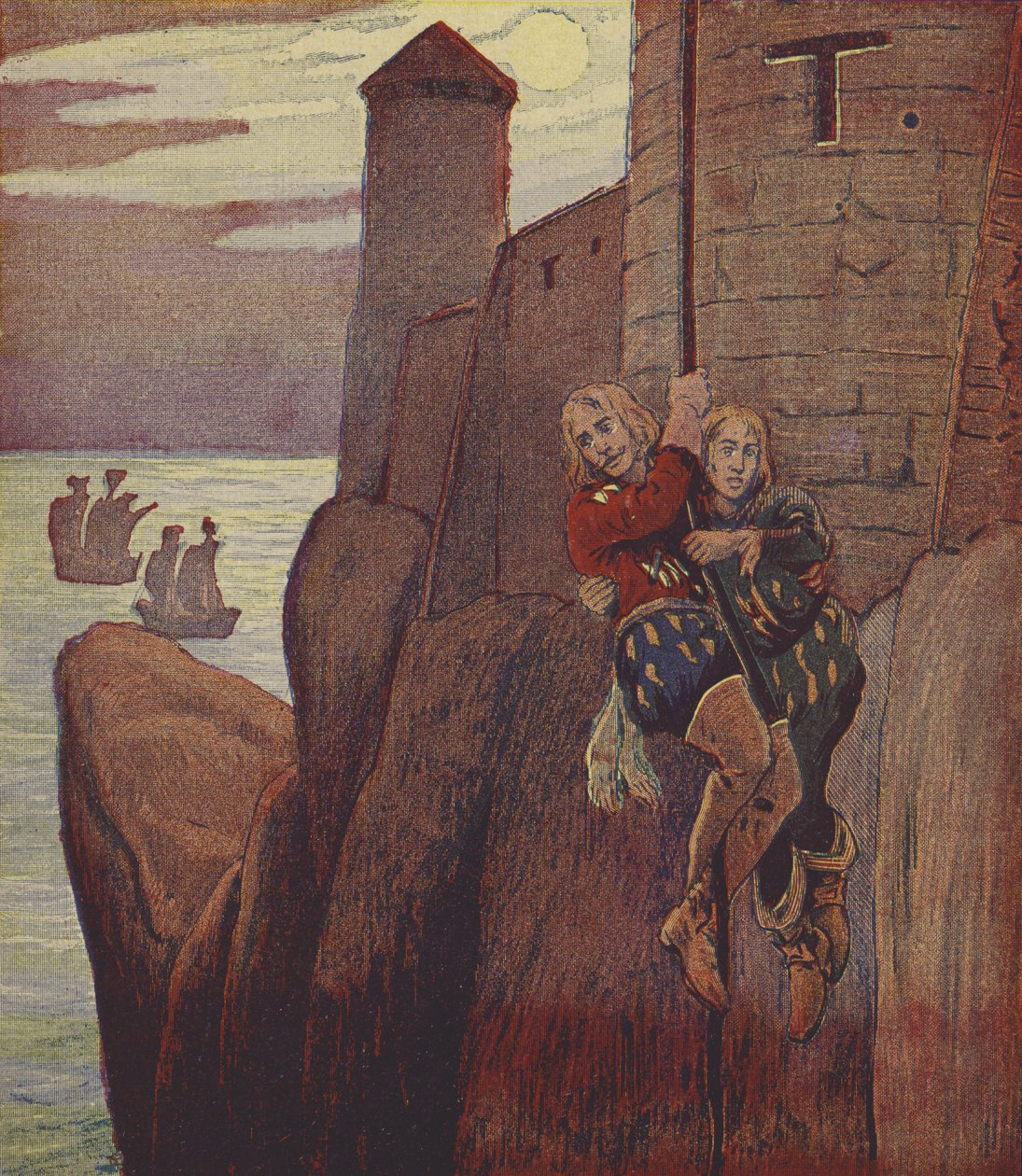 Klaus Störtebeker (farvelitografi) af European School