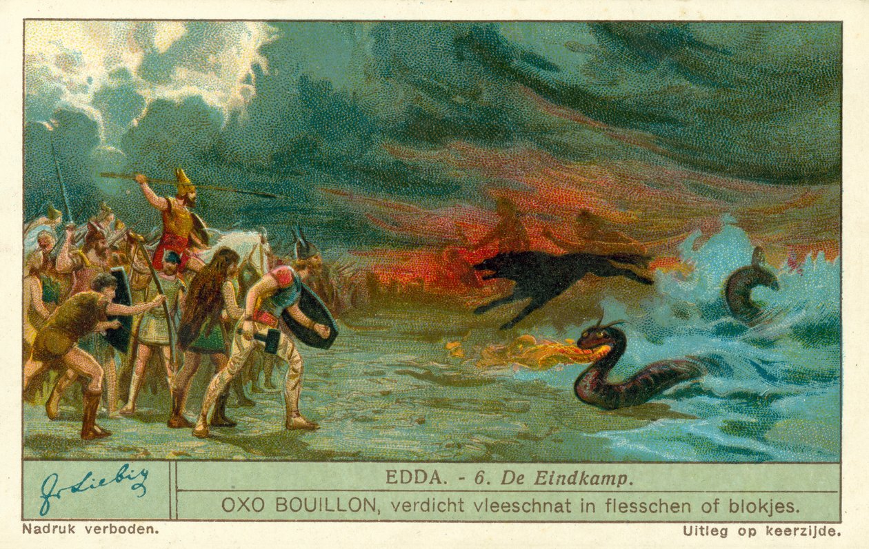 Ragnarok (chromolitho) af European School