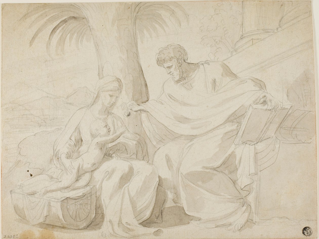 Hellige Familie af Eustache Le Sueur
