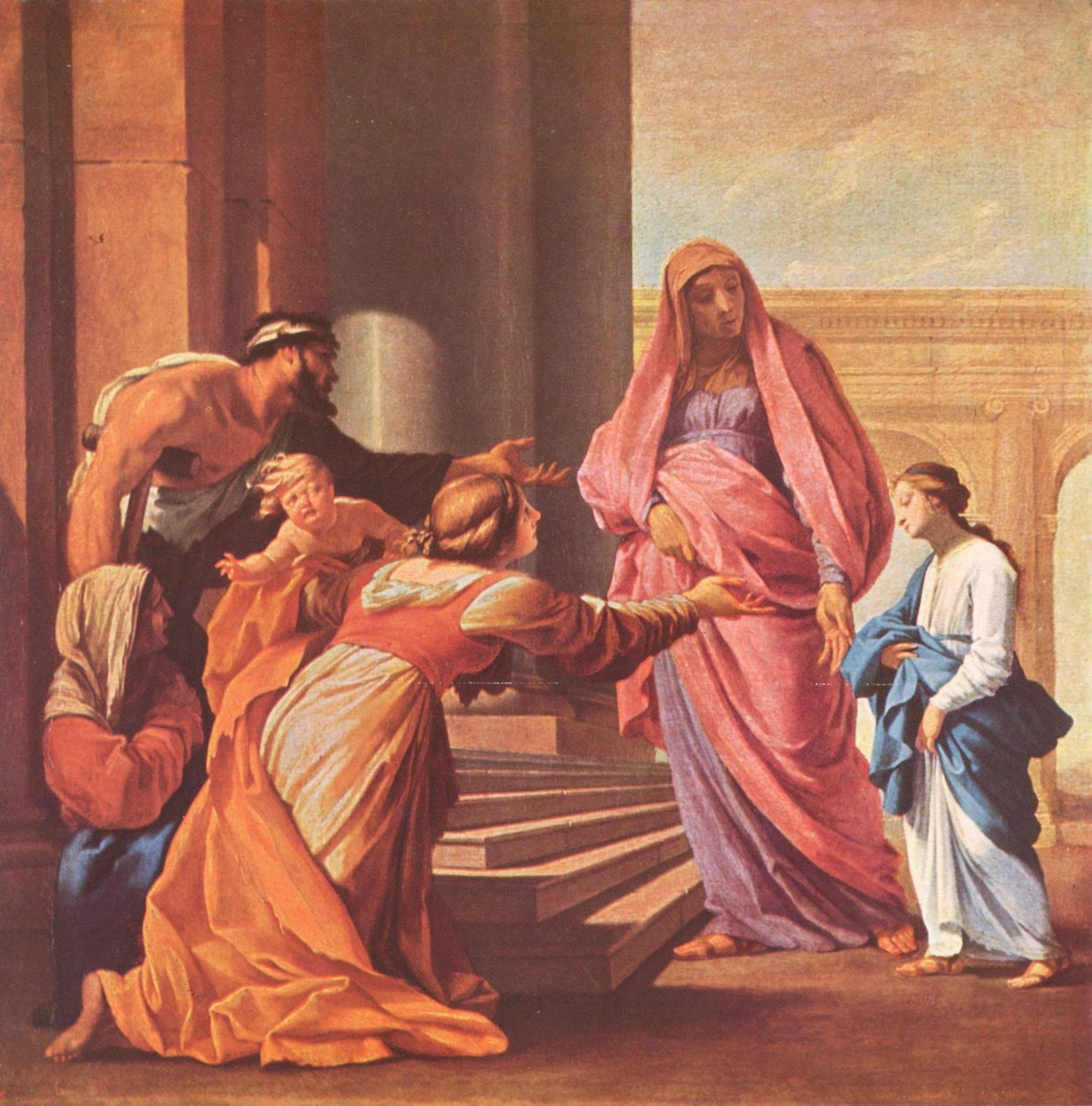Præsentation af Jomfru Maria af Eustache Le Sueur