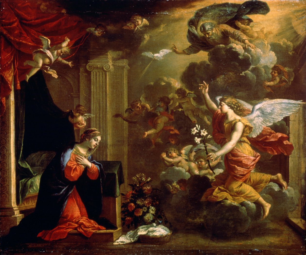 Bebudelsen, 1600-tallet. af Eustache Le Sueur