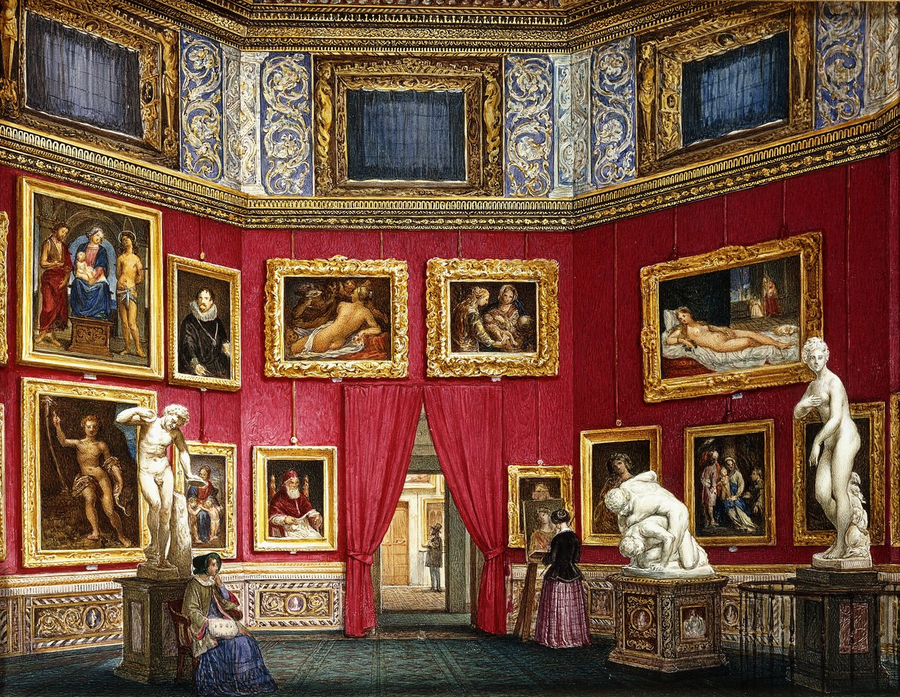 Figurer i et billedgalleri af Eva Hau