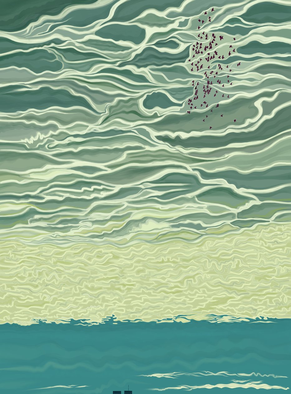 9-11-21 (digital kunst) af Evan Sklar