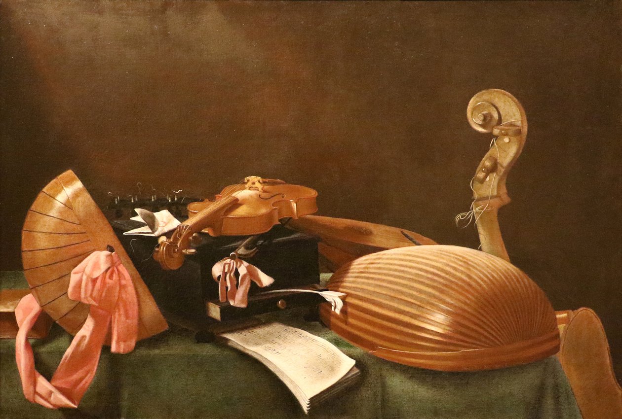 Italiensk: Strumenti musicali Musikinstrumenter af Evaristo Baschenis