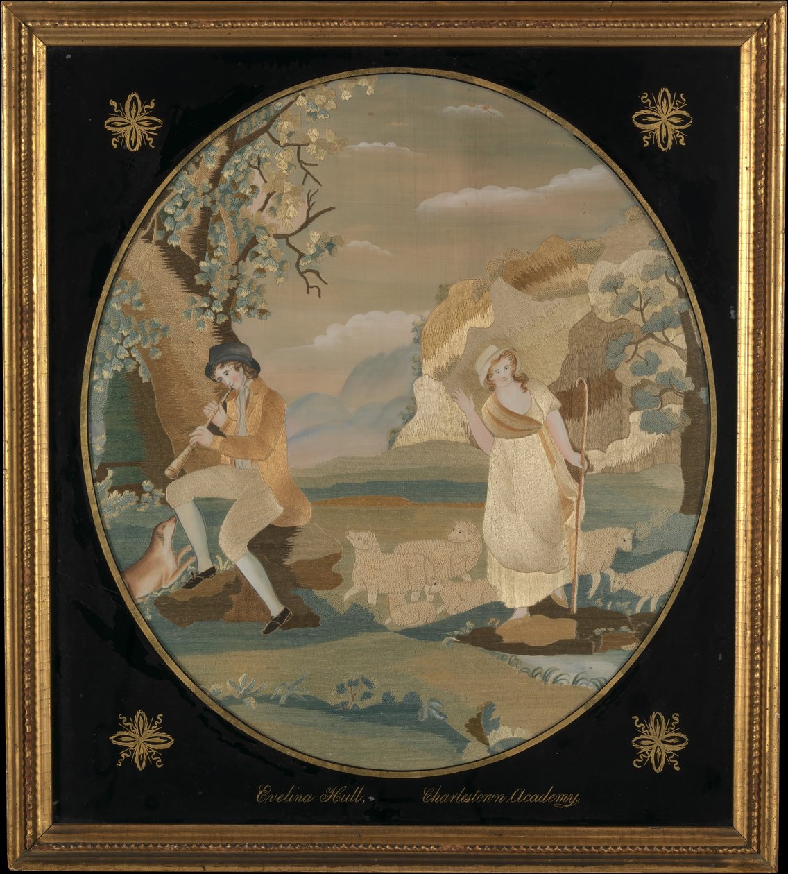 Hyrdinden i Alperne, ca. 1812. af Evelina Hull