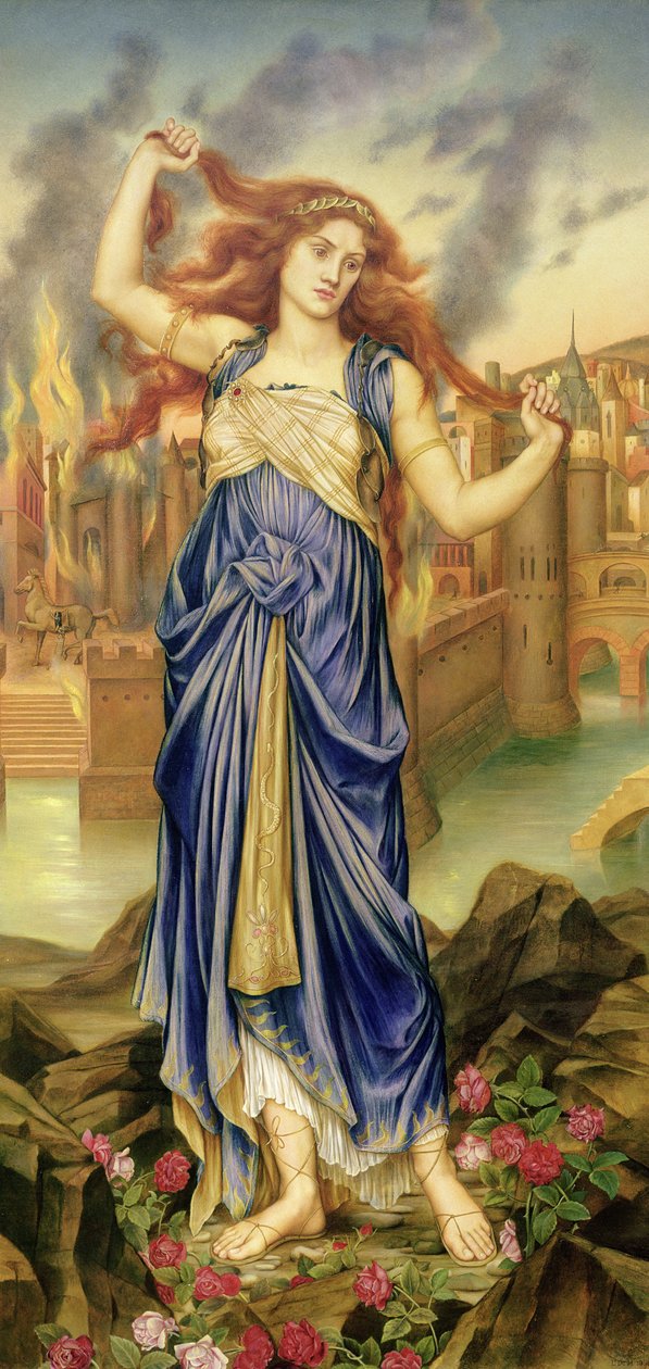 Cassandra, 1898 af Evelyn De Morgan