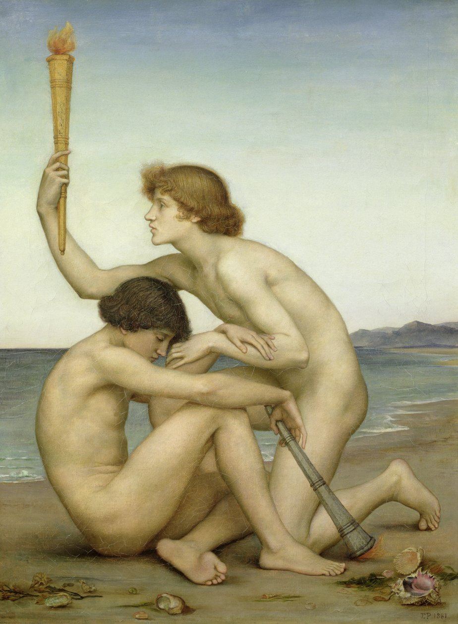Fosfor og Hesperus, 1881 af Evelyn De Morgan