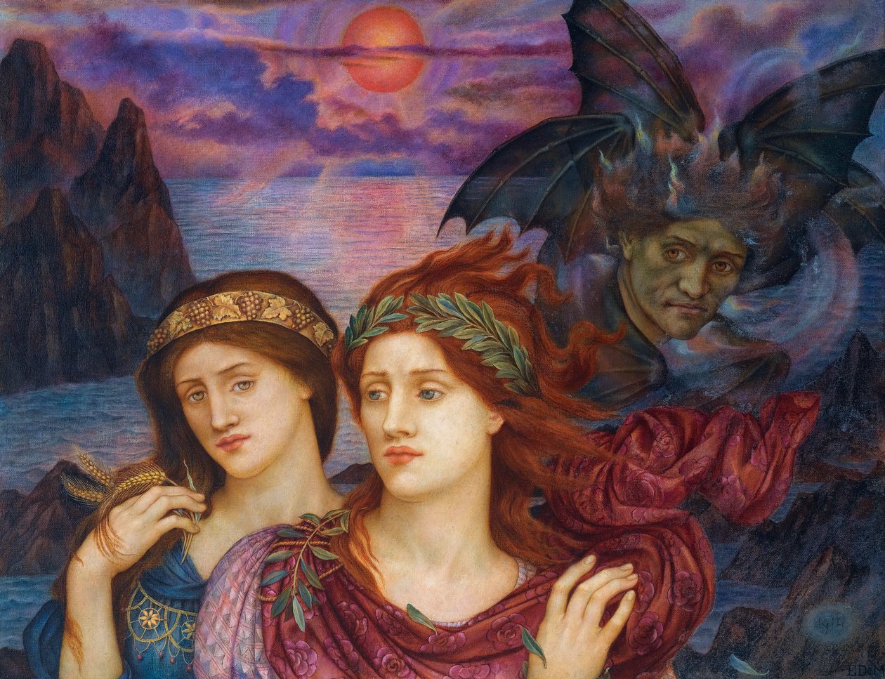 Prærafaelitiske malerier: Synet af Evelyn De Morgan