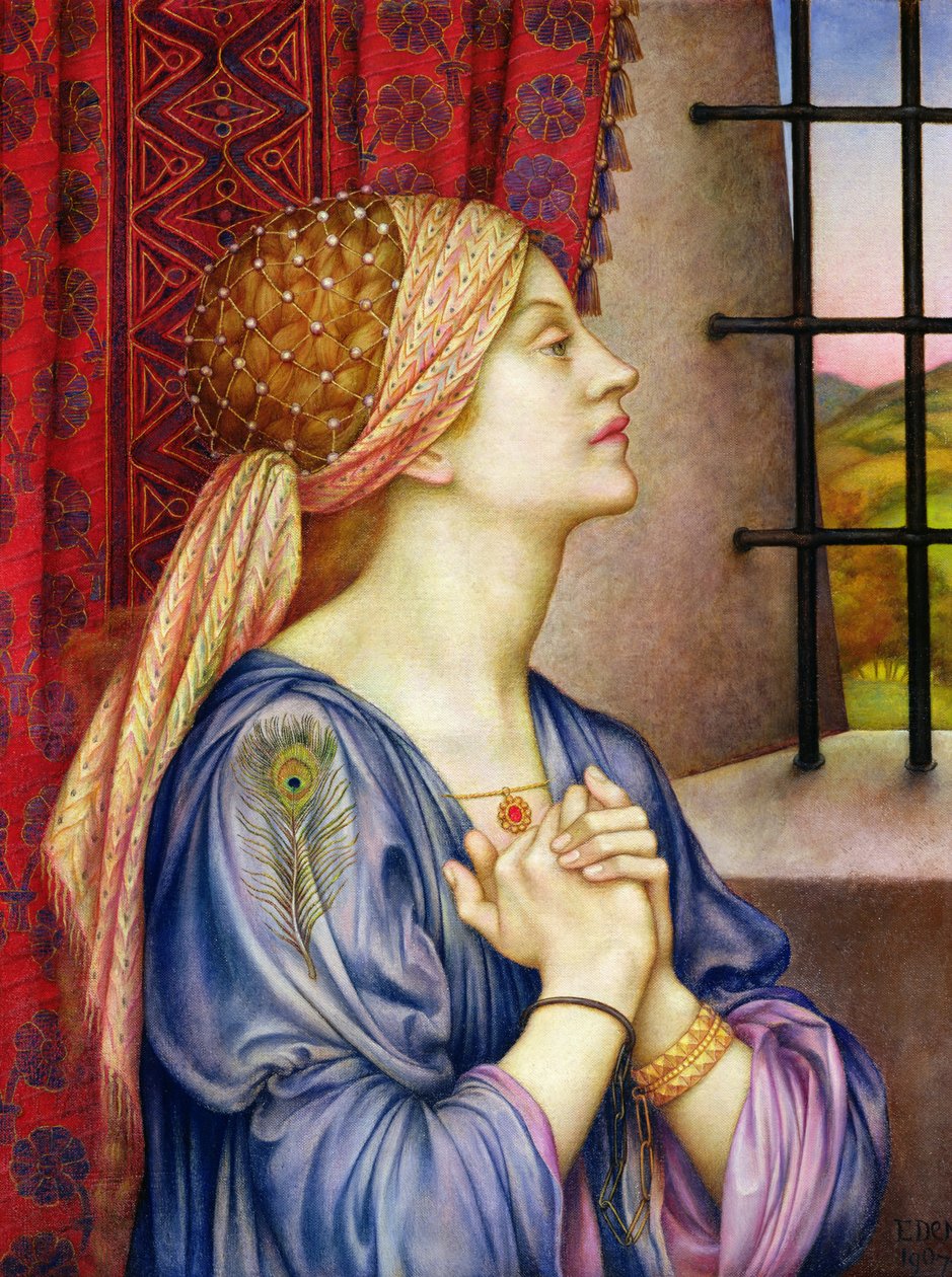 Fangen, 1907-08 af Evelyn De Morgan