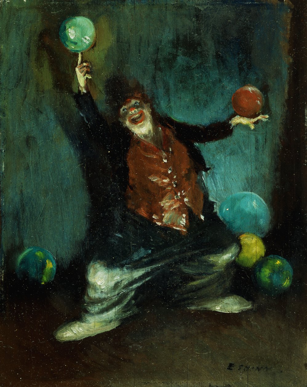 Den jonglerende klovn af Everett Shinn