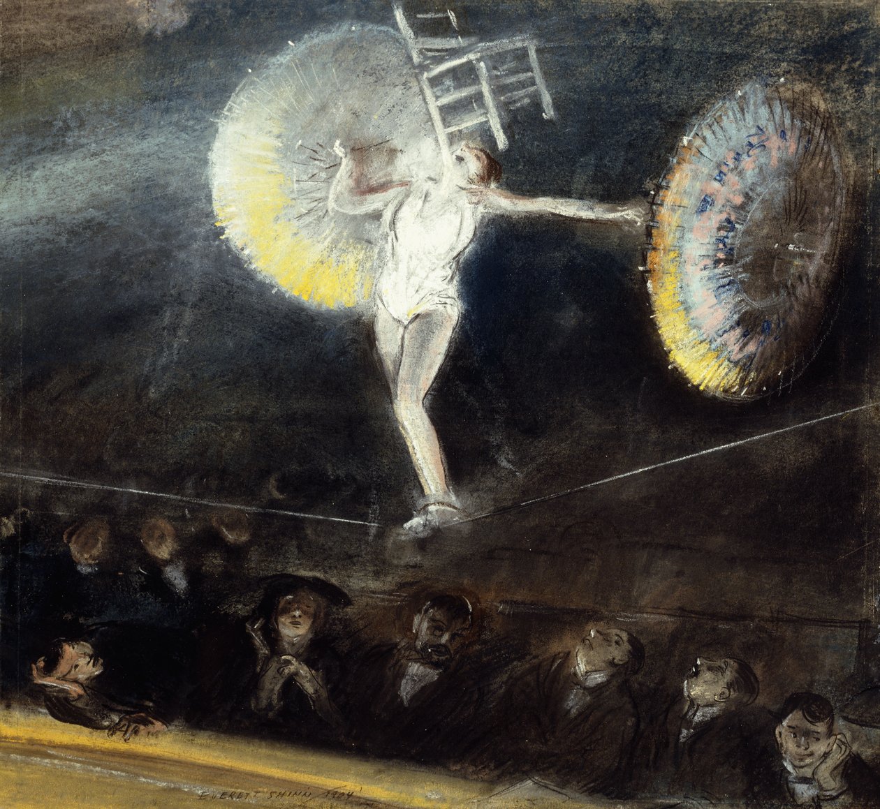 Den, der går på line af Everett Shinn