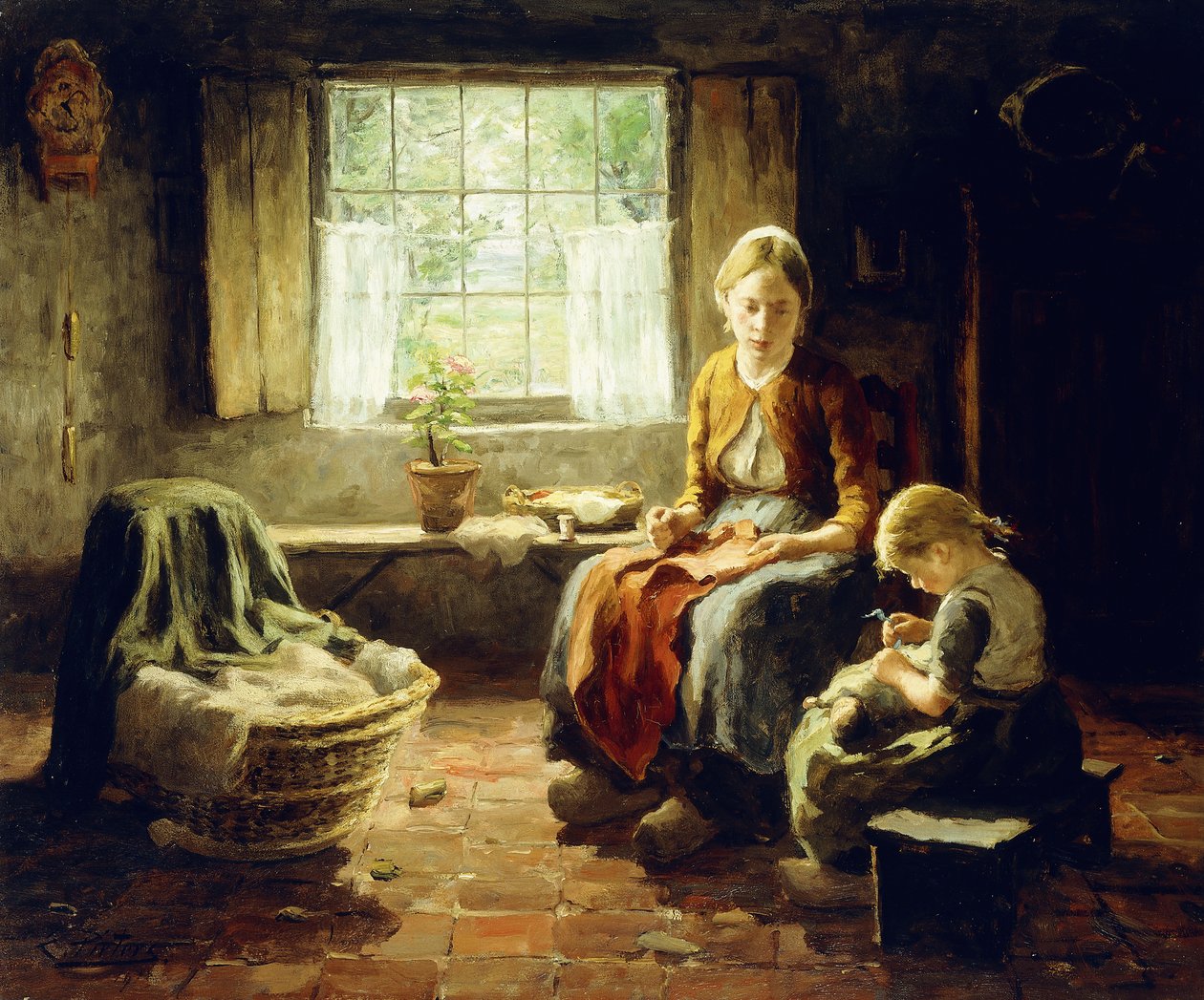 Forårssolskin af Evert Pieters