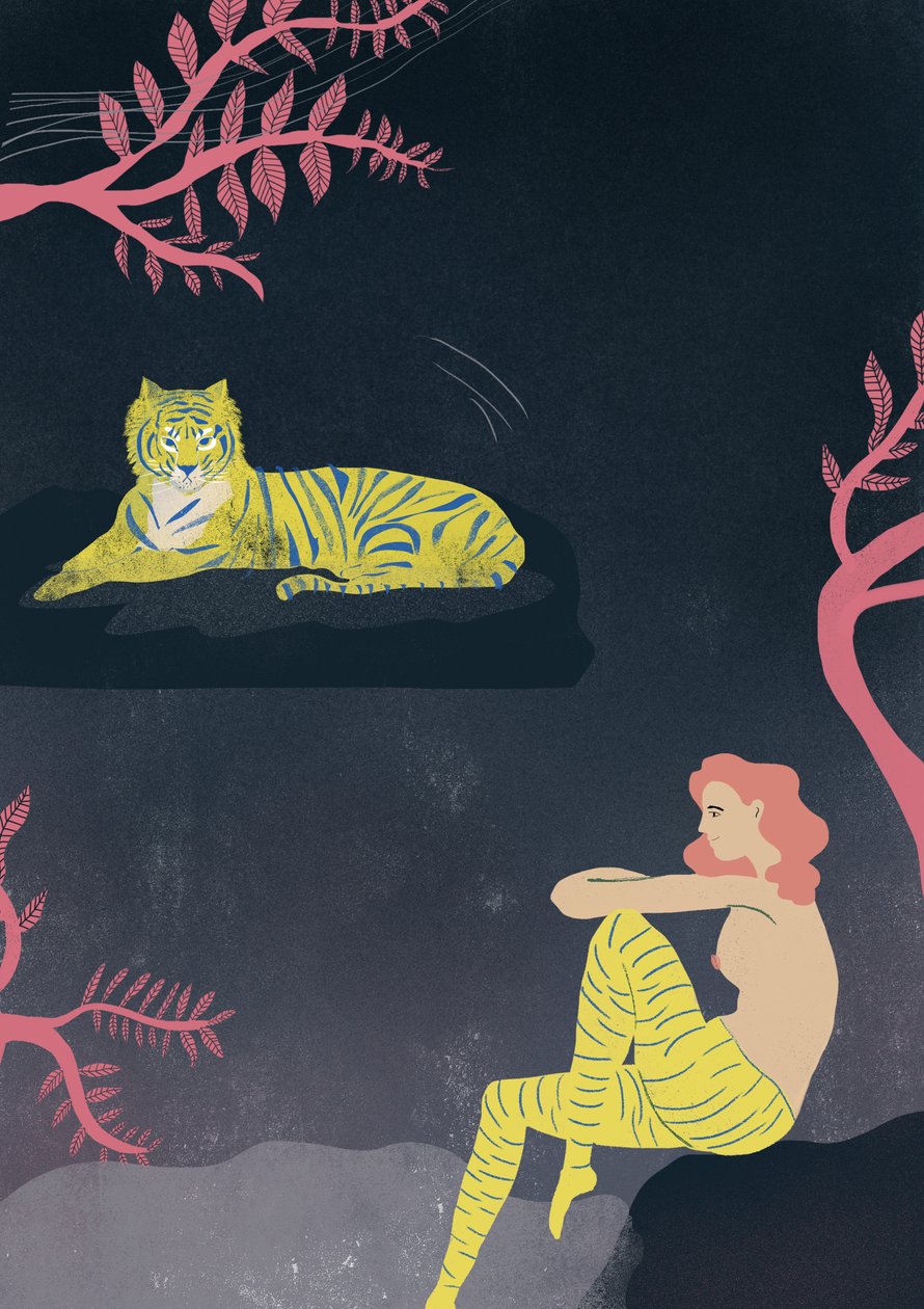 Mig og min tiger af Ewelina Skowronska
