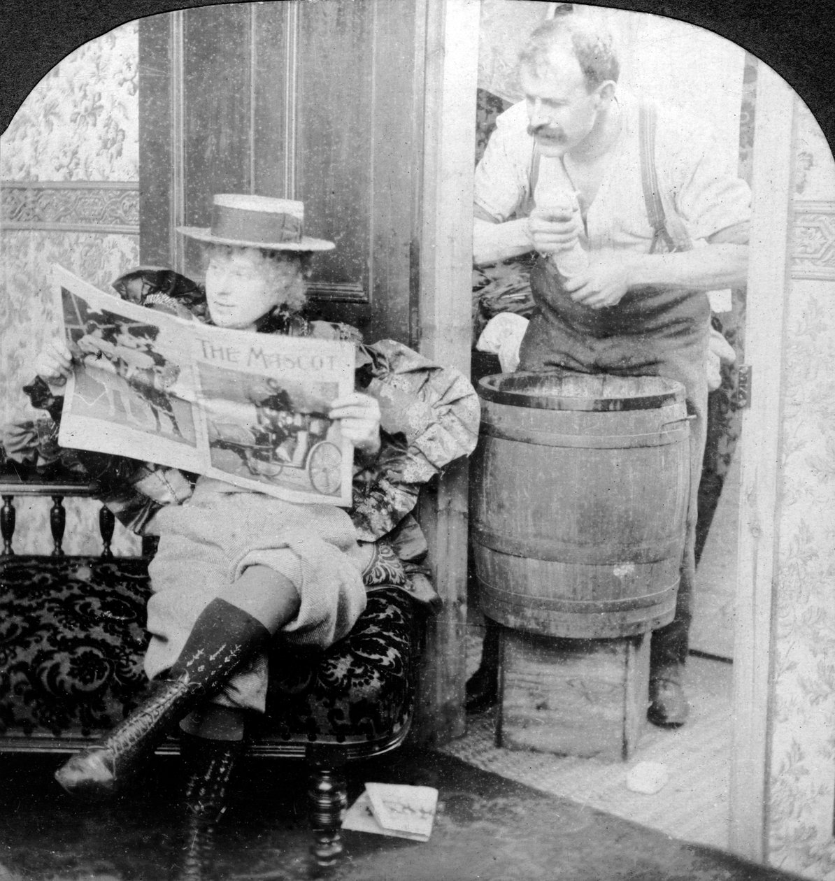 Den nye kvinde. af Excelsior Stereoscopic Tours