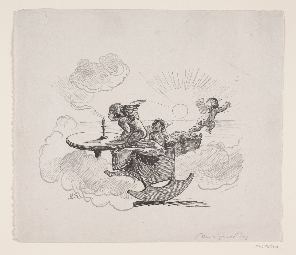 Illustration til Grundtvig: "Den signede dag" af F. Hendriksen
