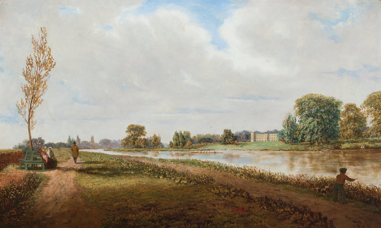 Syon House fra Themsen af F. Holt