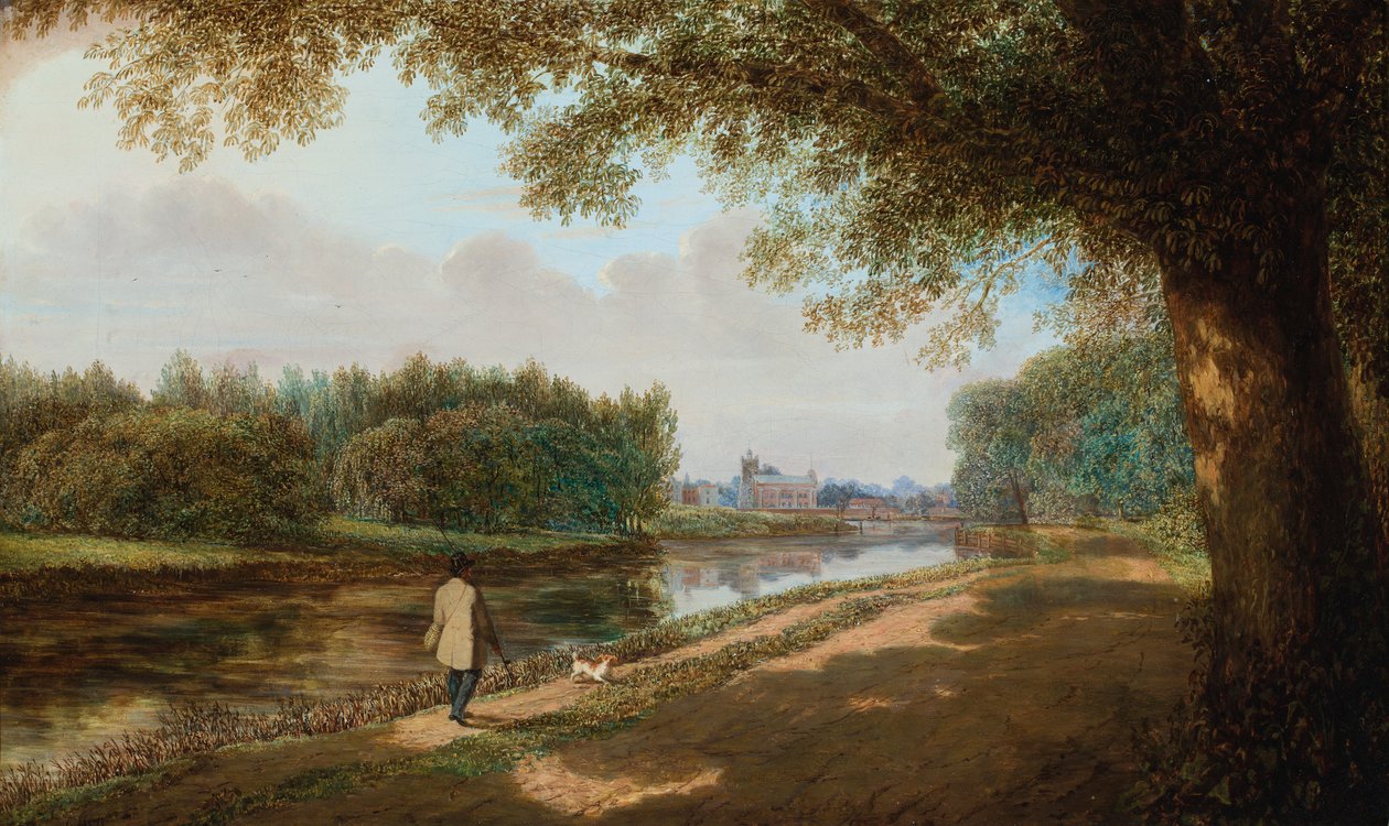 Themsen ved Isleworth af F. Holt