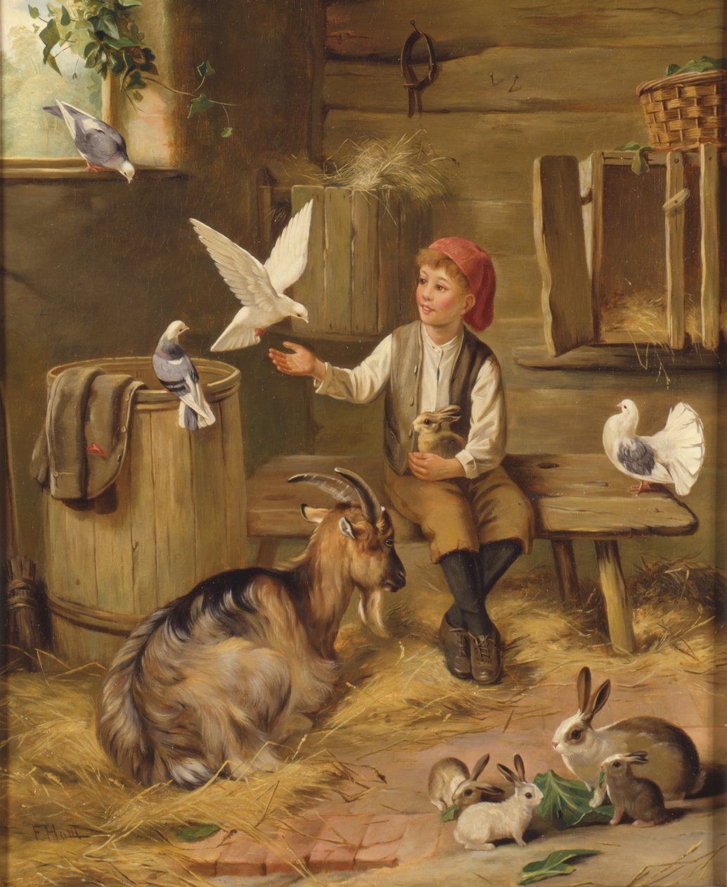 Gårdsvenner af F. Hunt