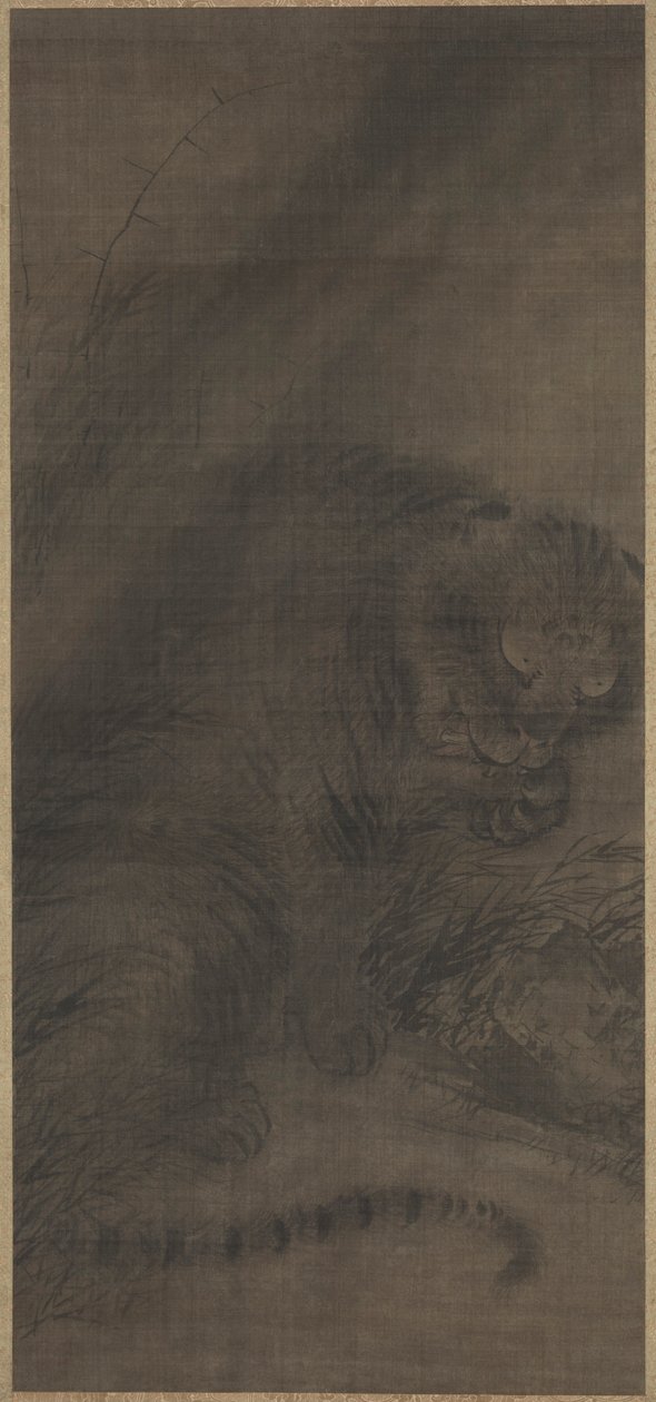 Tiger, ca. 1250-1279. af Fachang Muqi
