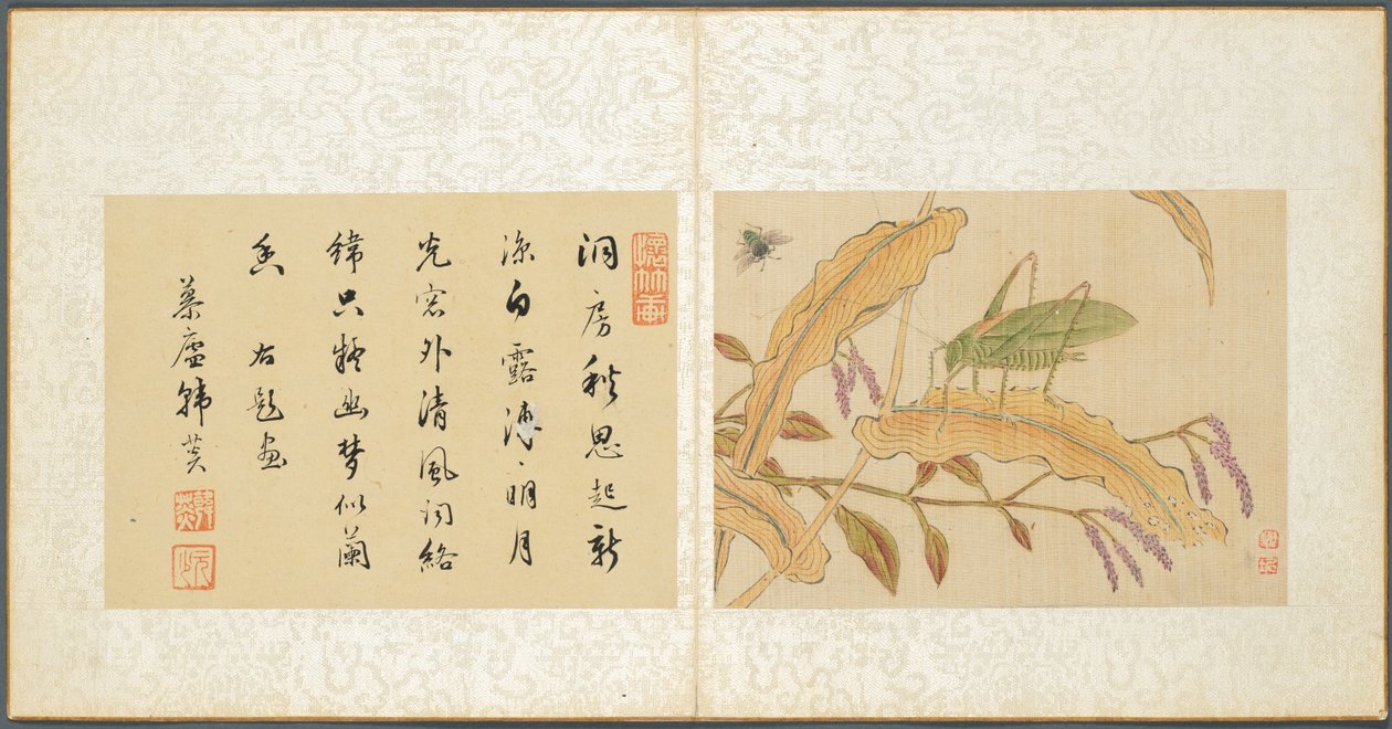 Album med diverse emner, blad 7, 1600-tallet. af Fan Qi