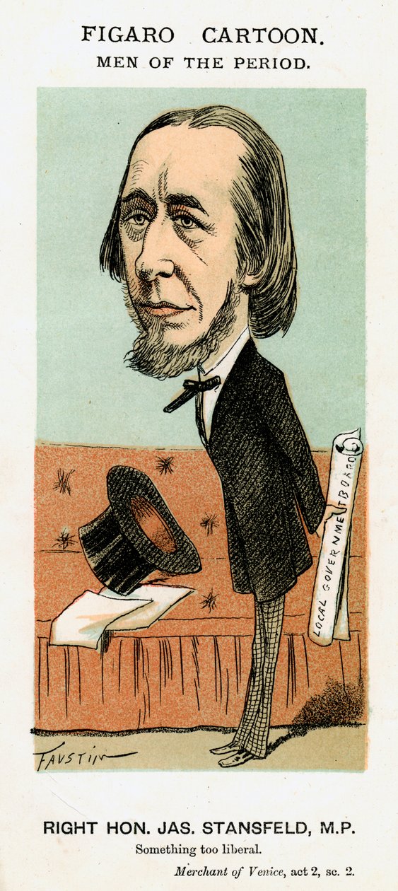 James Stansfeld, britisk politiker, c1871-1874. af Faustin