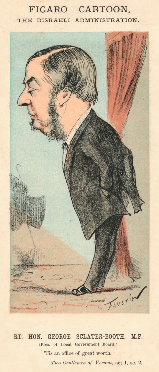 Den Rt. Hon. George Sclater-Booth, M.P.., c1870 af Faustin