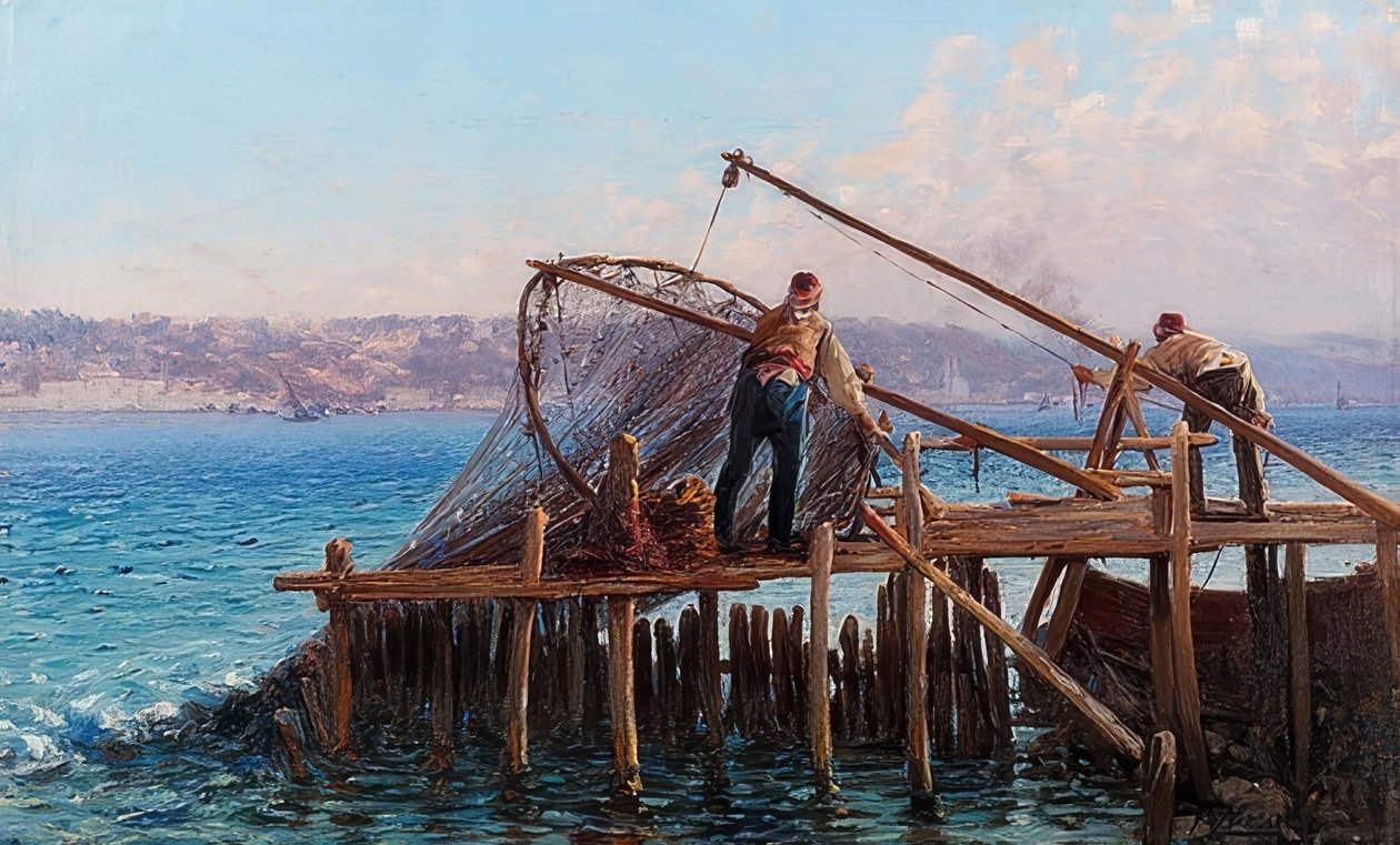 Fiskerne af Fausto Zonaro