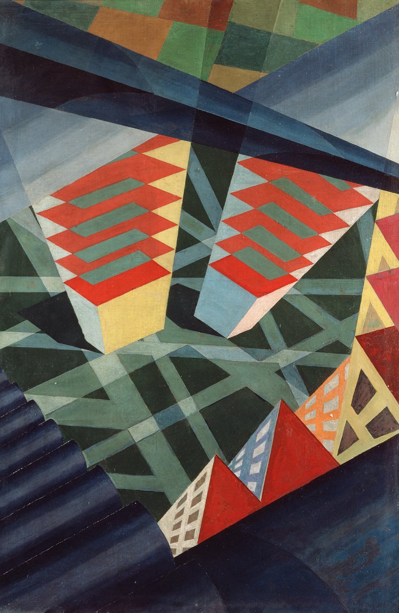 Perspectives in Flight, c.1926 af Fedele Azari