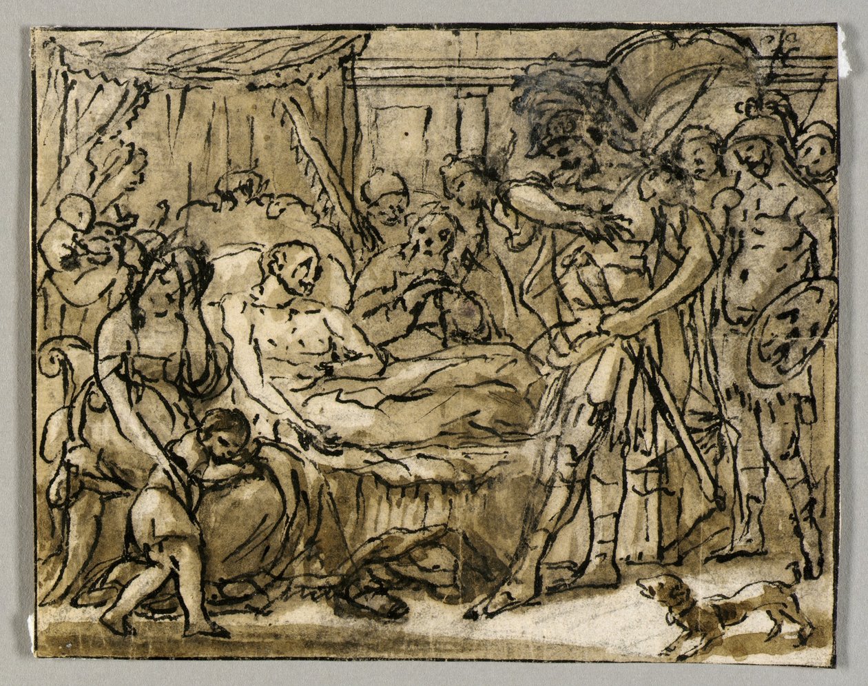 Tegning af Fedele Fischetti