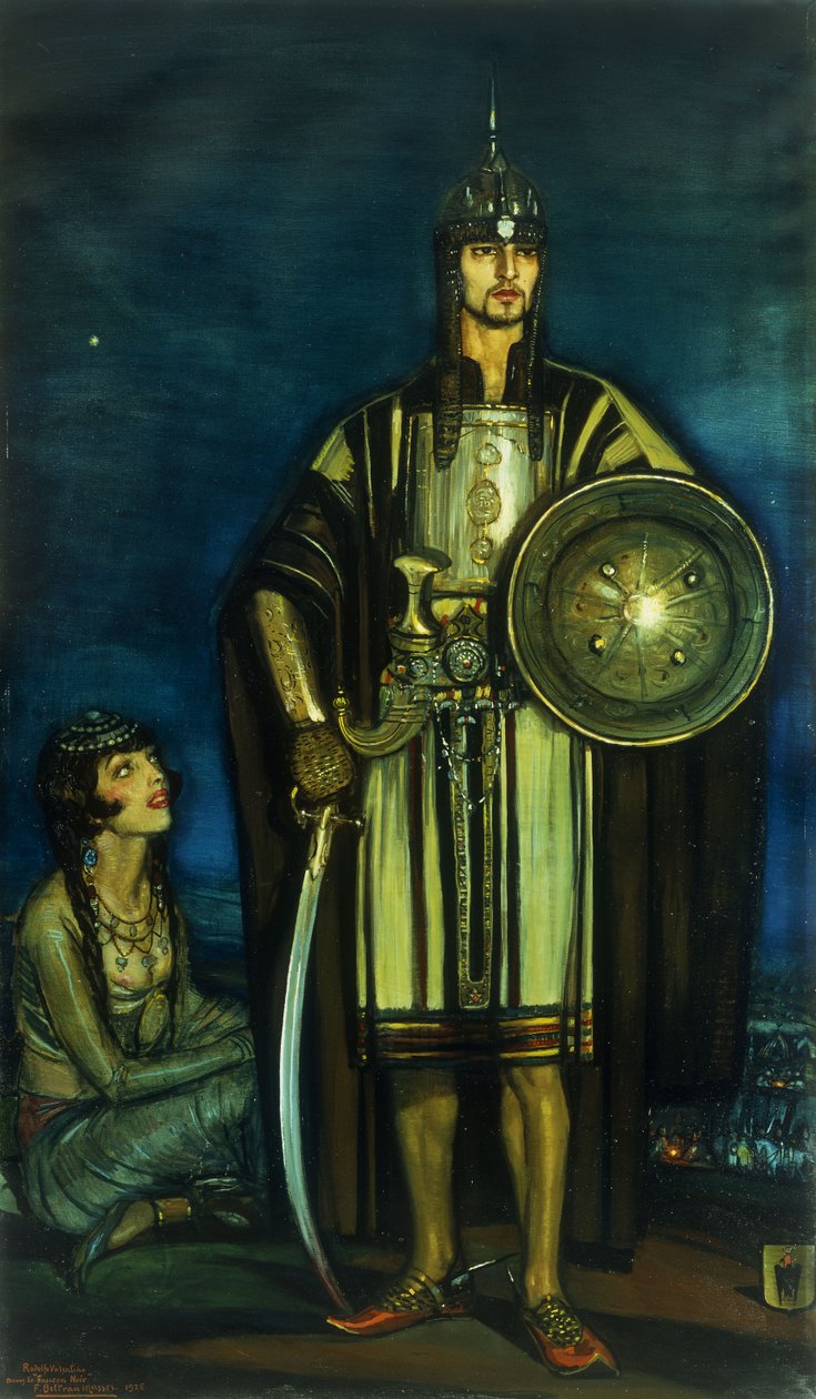 Rudolph Valentino i den sorte falk af Federico Armando Beltran Masses