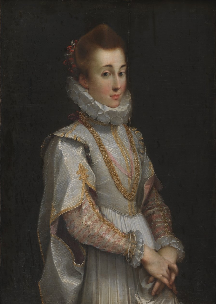 Portræt af en ung dame af Federico Barocci