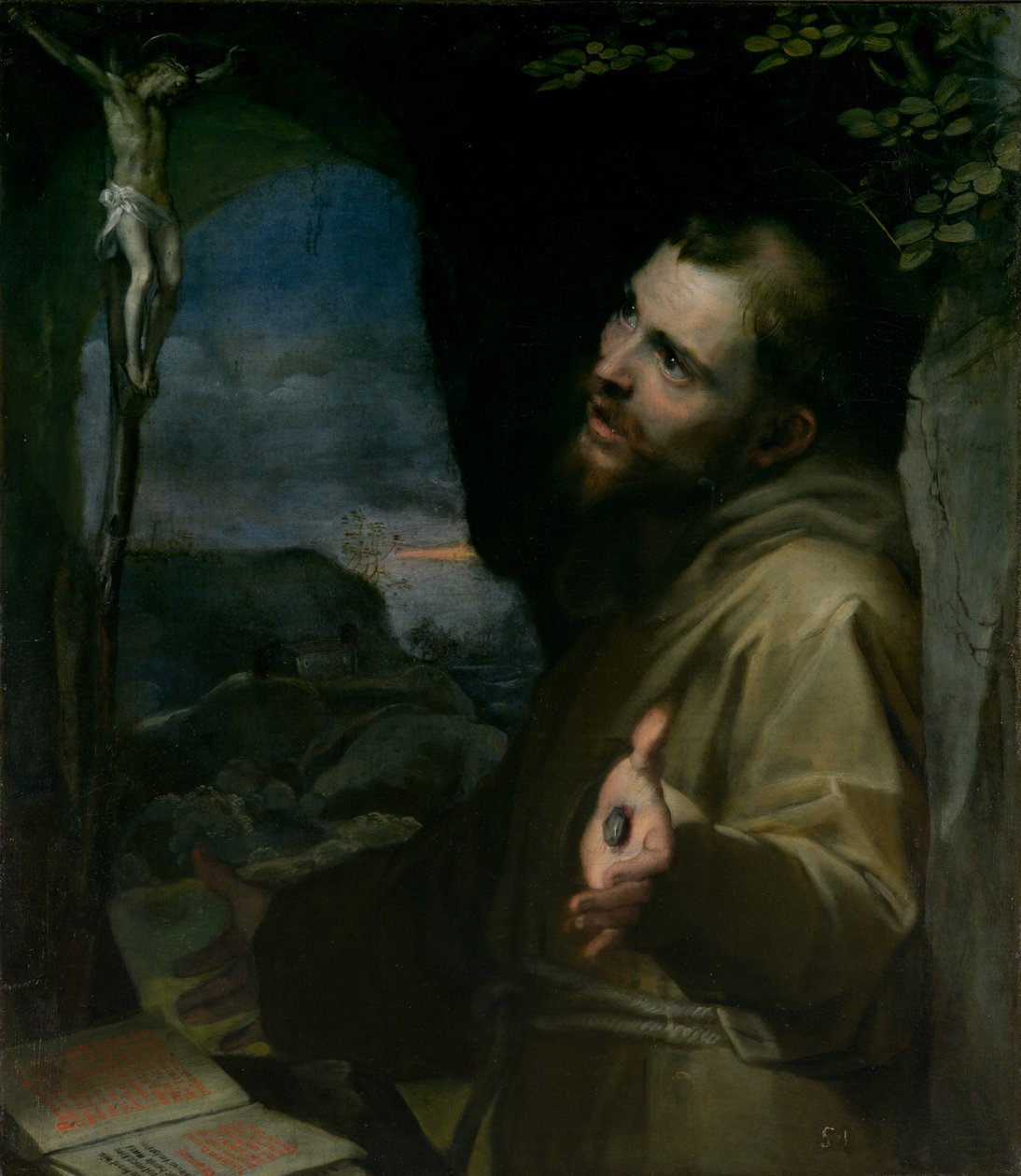 Sankt Frans, ca. 1600-1604. af Federico Barocci