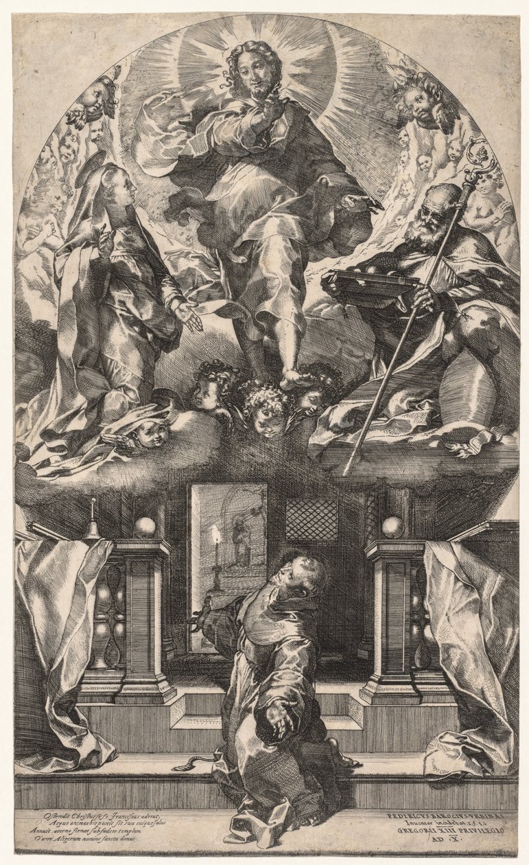 Visionen om den hellige Frans af Federico Barocci