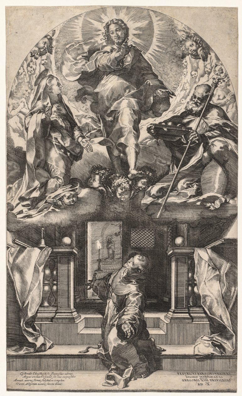 Fransisk vision, 1581. af Federico Barocci