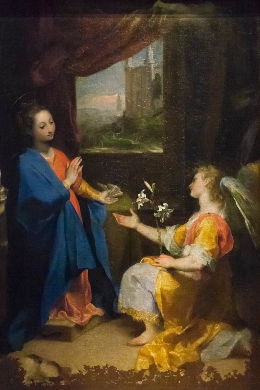 Bebudelse, altertavle af Federico Fiori Barocci or Baroccio