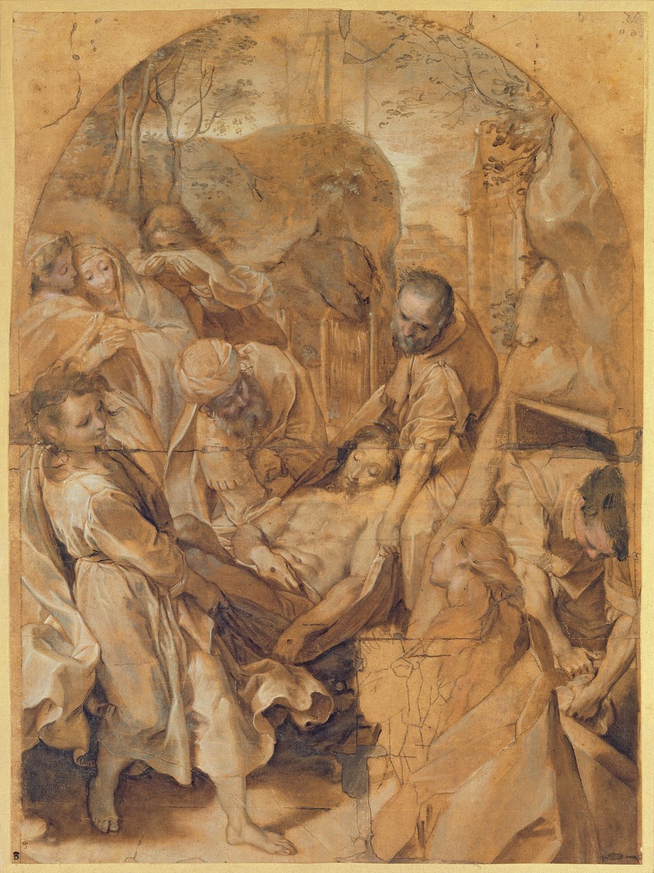 Begravelsen af Federico Fiori Barocci or Baroccio
