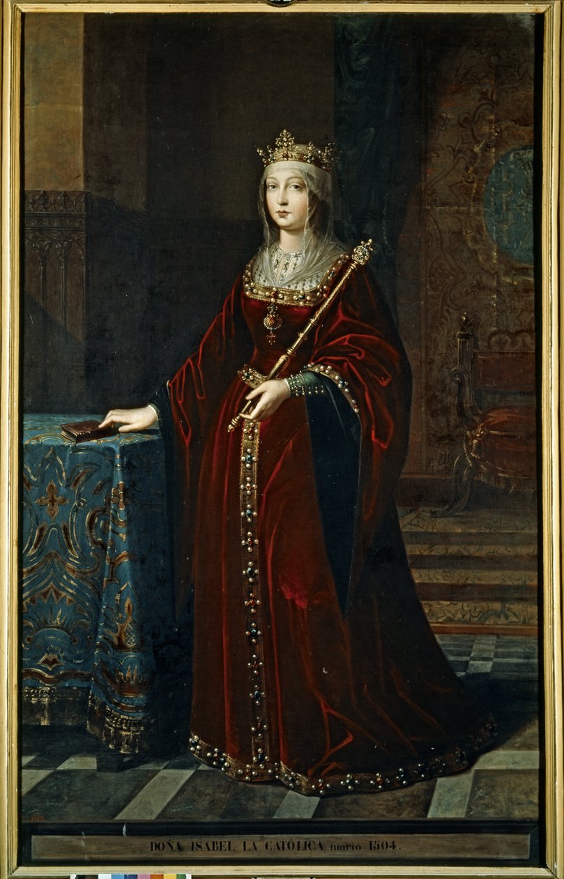 ISABEL I "La Catolica" (1451-1504). af Federico de Madrazo y Kuntz