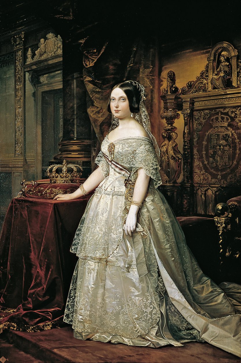Isabella II af Spanien af Federico de Madrazo y Kuntz