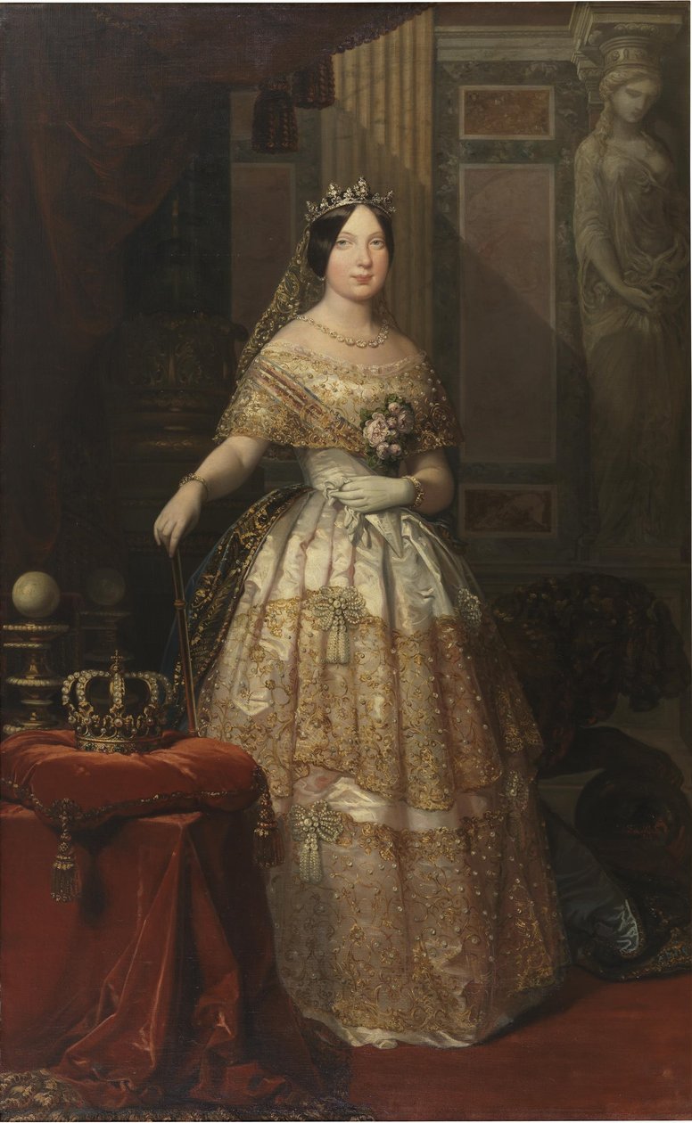 Spansk: Isabel II af Federico de Madrazo y Kuntz