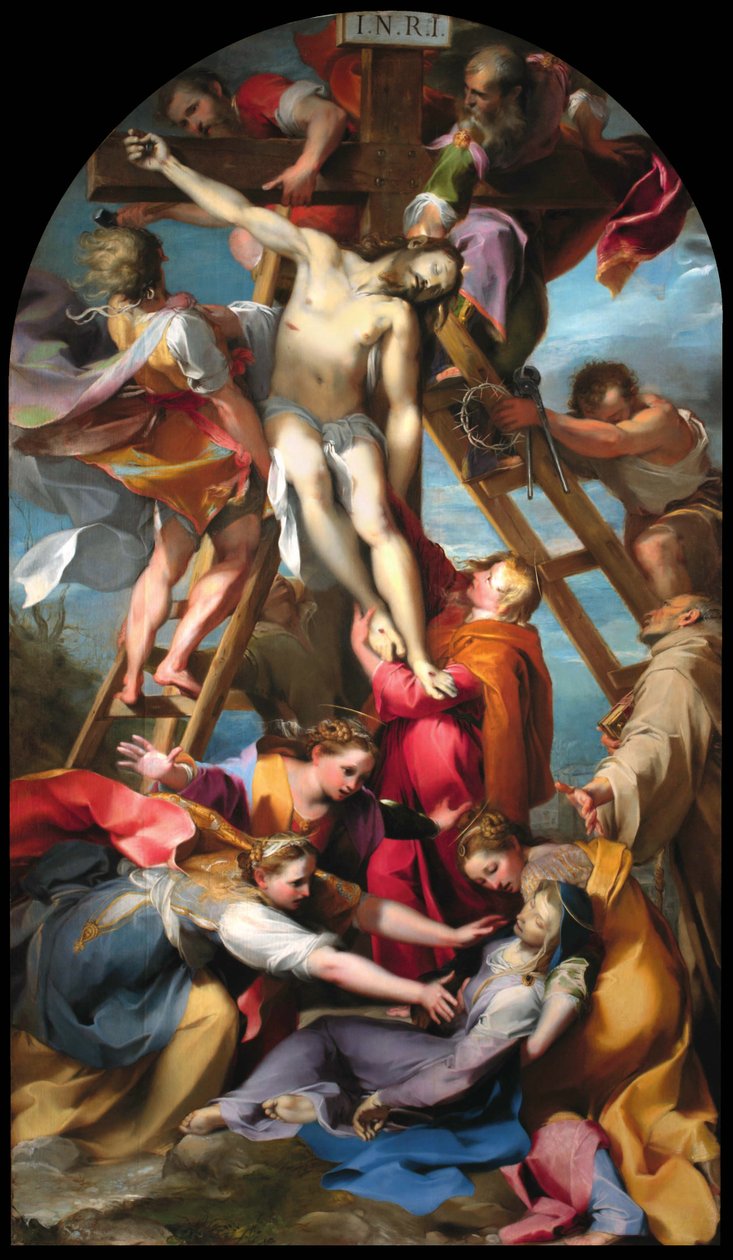 Nedstigningen fra korset, 1569. af Federigo Barocci