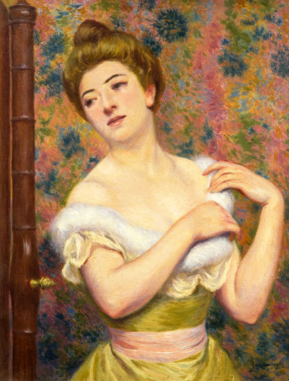 Ved sminkebordet. af Federigo Zandomeneghi