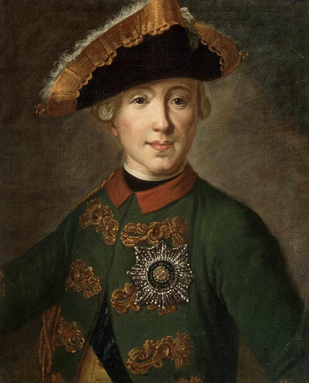Portræt af zar Peter III (1728-62) af Fedor Stepanovich Rokotov